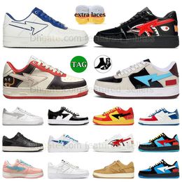 Luxury Casual Shoes Shark Black SK8 College Dropout White Blue Rocke Men Women Sneaker ABC Camo White Blue Paste Pink Camo Combo Red Platform Shoe Jogging Walking Shoe