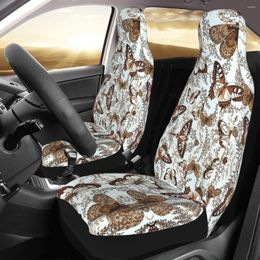 Car Seat Covers Butterflies Universal Cover Four Seasons Women Animal Protection Fabric Protector