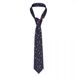 Bow Ties Polka Dot Men Necktie Silk Polyester 8 Cm Classic Neck For Mens Accessories Cravat Wedding Business