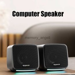 Computer Speaker Desktop Home Theatre Small Laptop Wired Mini Tweeter Subwoofer HKD230825