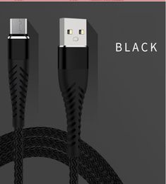 2M 6ft Quick Charge USB Type C Cable for Samsung For Android Fast Charging Cable For Huawei P30 Xiaomi Charger Wire Data Cord For Micro Other Cable