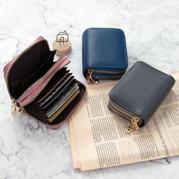 Card Holders Cards Bank Credit Bus Cover Anti Coin Pouch Wallets Bag Business Zipper Holder Organizer Women's Wallet