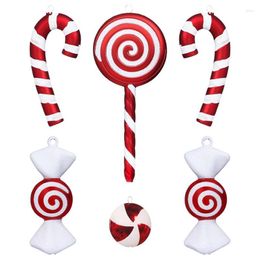 Christmas Decorations Candy Cane Ornaments Glitter Crutch Pendant Tree Hanging Ornament