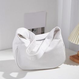 Waist Bags White Crossbody Simple Fashion Shoulder Lightweight Woman Long