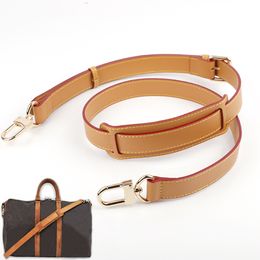Bag Parts Accessories Cowhide Leather Bag Strap Women Shoulder Bag Strap Adjustable Crossbody Strap Replacement Belt For Luxury Handbag 230824