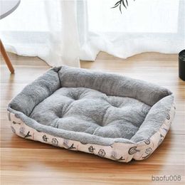 Dog Houses Kennels Accessories Pet Dog Bed Puppy Cushion For Cat Puppy Plus Size Soft Nest Dog Baskets For Small Large Dog Soft Sofa Animals Pad R230825