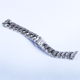 24MM Watch Band For PANERAI LUMINOR Bracelet Heavy 316L Stainless Steel Watch Band Replacement Strap Silver Double Push Clasp 192L