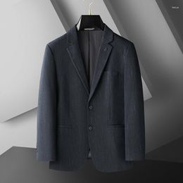 Men's Suits 2023High-end Fashion Plus Fat Size Autumn Suit Jacket Loose Man Casual Business