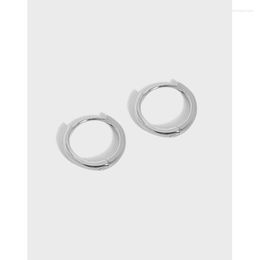 Hoop Earrings Solid 925 Sterling Silver Inner Diameter 5-12mm Round Huggie For Women Classic Style Fashion Wedding Jewelry