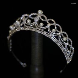 Hair Clips Bridal Rhinestone Tiaras Novia Wedding Princess Accessories Graceful Royal Crown