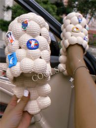 Slippers Women Summer Brand Luxurious Bubble Ball Slides Fashion Garden Clogs with Charms EVA Soles Funny Slippers Beach Sandals Big Size 230824