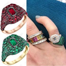 Band Rings GODKI Spring Collection Luxury Stackable Chic Rings For Women Wedding Cubic Zircon Engagement Dubai Bridal Statement Finger Ring 230824