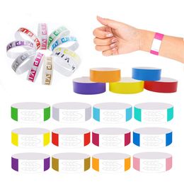 Other Event Party Supplies 600pcs Conference Tickets Paper Bracelet Synthetic Plastic for Tyvek Wristbands Sticky Wristband 230824