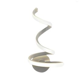 Wall Lamp Bedside Bedroom Spiral Metal LED Modeen Modern Light