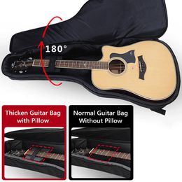 Cases 10mm 15mm Thicken Guitar Bags Double Straps 36/38/39/40/41 Fabric Classical Guitar Case Portable Padded Oxford Gig Backpack X292