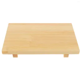 Dinnerware Sets Sushi Plate Board Tray Wood Cutting Sashimi Japanese Style Tableware Desserts Serving