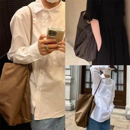 Evening Bags The Nylon Bucket Bag Cloud Niche Highend Feeling Large Capacity Commuting Tote Row Women's Shoulder 230824