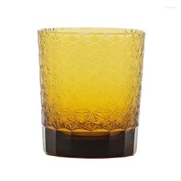 Wine Glasses Japanese Edo Kiriko Drinking Glass Old Fashioned Crystal Whisky Cup For -Bourbon With Hand Cut Design Cocktail