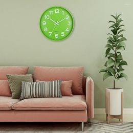 Wall Clocks Decoration High-precision 12-inch Clock Battery Operated Easy-to-read Silent Non-ticking Quartz Timepiece For Home