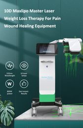 2023Promotion 10D Lipo laser Body Shaping Machine Green Red Light Skin Tightening Fat Reduction Machine For Beauty Salon