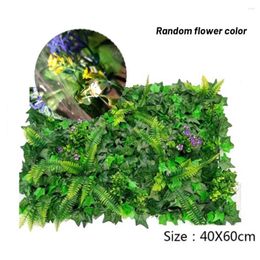 Decorative Flowers Artificial Plant Lawn Grass Plastic Green Turf Wall For Wedding Party Store Background Home Decor Outdoor