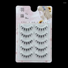 False Eyelashes GUGCGV 5 Pairs Lashes Arrival Anime Cosplay Natural Wispy Korean Makeup Artificial