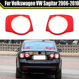 For Volkswagen VW Sagitar 2006-2010 Car Rear Taillight Shell Brake Lights Shell Replace Auto Rear Shell Cover Mask Lampshade