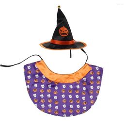 Cat Costumes Ribbon Embellished Pet Hat Transform Into A Cute Pumpkin With Adjustable Cape Halloween Costume For Cats Dogs