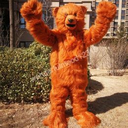 halloween New Business Customised Funny Brown bear Mascot Costumes Cartoon Halloween Mascot For Adults