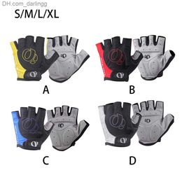 1 Pair Women Men Weight Lifting Gloves Portable Palm Protector Exercise Cycling Breathable Mittens Sports Accessories Yellow M Q230825