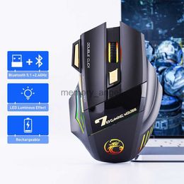 Rechargeable 2.4GHZ Wireless Mouse PC Gamer Mouse Computer Gaming Mouse Ergonomic Mause 3200 DPI Silent Mice For Laptop Ipad HKD230825