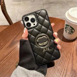 Leather Phone Designer Cases For Iphone 14 Promax 13 12 Pro Plus Fashion Letter Mobile Full Coverage Protection Case Cover tection