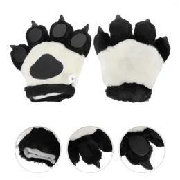 Cycling Gloves 2 Pcs Premie Clothes Party Decors Advanced Palm Plush Claw Premium Girl Warm Winter