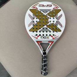 Squash Racquets Padel Tennis Racket 3K 12k 18k Fibreglass Fibre Rough Surface High Balance with EVA SOFT Memory Paddle 230824