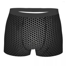 Underpants Carbon Texture For Men Homme Panties Men's Underwear Comfortable Shorts Boxer Briefs