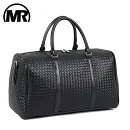 Duffel Bags MARKROYAL Large Capacity PU Leather Travel Bag Waterproof Tote Luggage Multifunctional Duffle Shoulder For Men Drop 230825