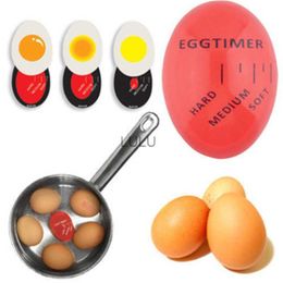 1/2pcs Egg Timer Kitchen Electronics Gadget Color Changing Yummy Soft Hard Boiled Eggs Cooking Eco-Friendly Resin Red Timer Tool HKD230825 HKD230825