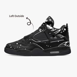 fashion diy shoes custom basketball shoes mens womens sneaker Team logo pattern couple trainers outdoor sports 36-46 A16