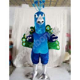 blue peacocks Mascot Costume Walking Halloween Suit Large Event Costume Suit Party dress Apparel Carnival costume