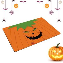 Bath Mats Halloween Front Door Blanket Holiday Decorative Floor Rug Washable & Reusable Outdoor Mat