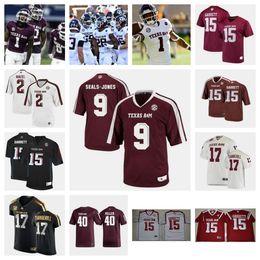 Texas A&M Aggies Football jersey 55 Hunter Erb 10 Marcel Reed 60 Trey Zuhn III 40 Martrell Harris Jr. 3 Noah Thomas 27 Daymion Sanford 88 Jordan Anthony 77 Colton Thomasson