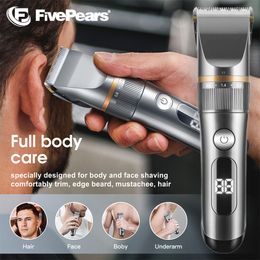 Electric Shavers FivePears Professional Hair Clipper For MenBeard Trimmer Machine for ShavingHair Cutting Machine Beard Trimmer Hair Trimmer 230824