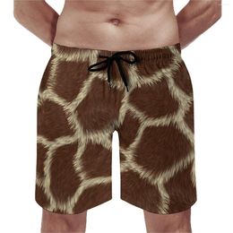 Men's Shorts Summer Gym Cow Print Surfing Animal Skin Hide Custom Board Short Pants Cute Comfortable Swim Trunks Plus Size