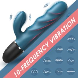 NXY Vibrators 24cm Big Dildo Powerful Rabbit Vibrator Vaginal g Spot Massager Adult Sex Toys for Couple Clitoris Stimulator Vibrating Toy 230809