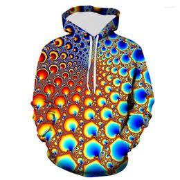 Men's Hoodies Geometric Hoodie Men Women Vortex Anime Sweatshirt Casual Sweatshirts 3D Printed Funny Tops For