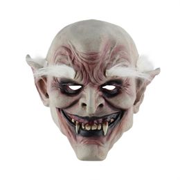 Party Masks Halloween Old Man Mask Terror Latex Ghost Mask Party White Eyebrow Mask Scary Ghost Coverings Zombie Ghost Mask Holiday Dress Up 230824