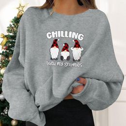 Women's Hoodies Ladies Full Zip Sweatshirt Christmas Sweatshirts Party Pullovers Fun Graphic Print Crew Neck Long Sleeve Dog Shirt Women