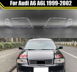 Car Front Headlight Cover For Audi A6 A6L 1999-2002 Hadlamps Transparent Lampshades Lamp Light Lens Glass Shell