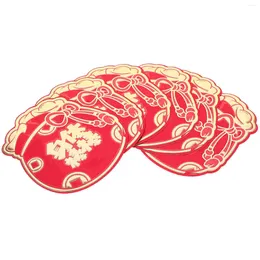 Confezione regalo 6 pezzi di carta per anno buste rosse carine cinesi The R Gifts Bag Money