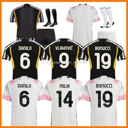 2023 2024 KOSTIC CHIESA Soccer Jerseys POGBA MILIK 23 24 VLAHOVIC DANILO KEAN LOCATELLI ARTHUR BONUCCI CUADRADO McKENNIE Men Kids Kit jersey Football Shirts